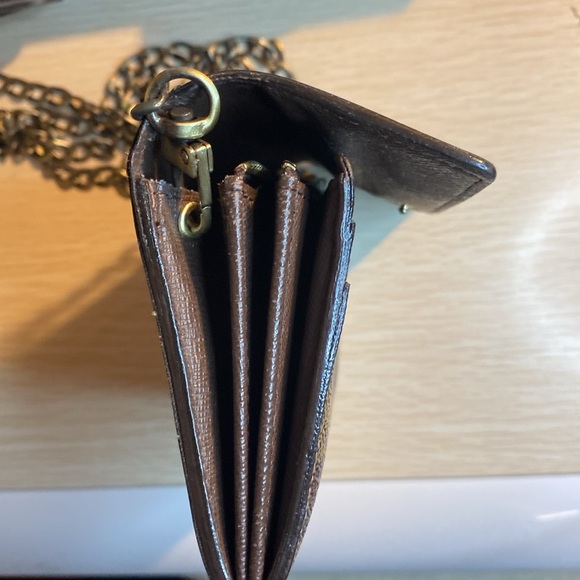 Louis Vuitton Vintage Damier Ebene Canvas Sarah Wallet EUC - Picture 4 of 15